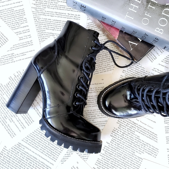 Jeffrey Campbell Shoes - JEFFREY CAMPBELL Legion Leather Heeled Boots